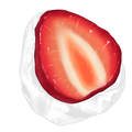 Milk strawberry