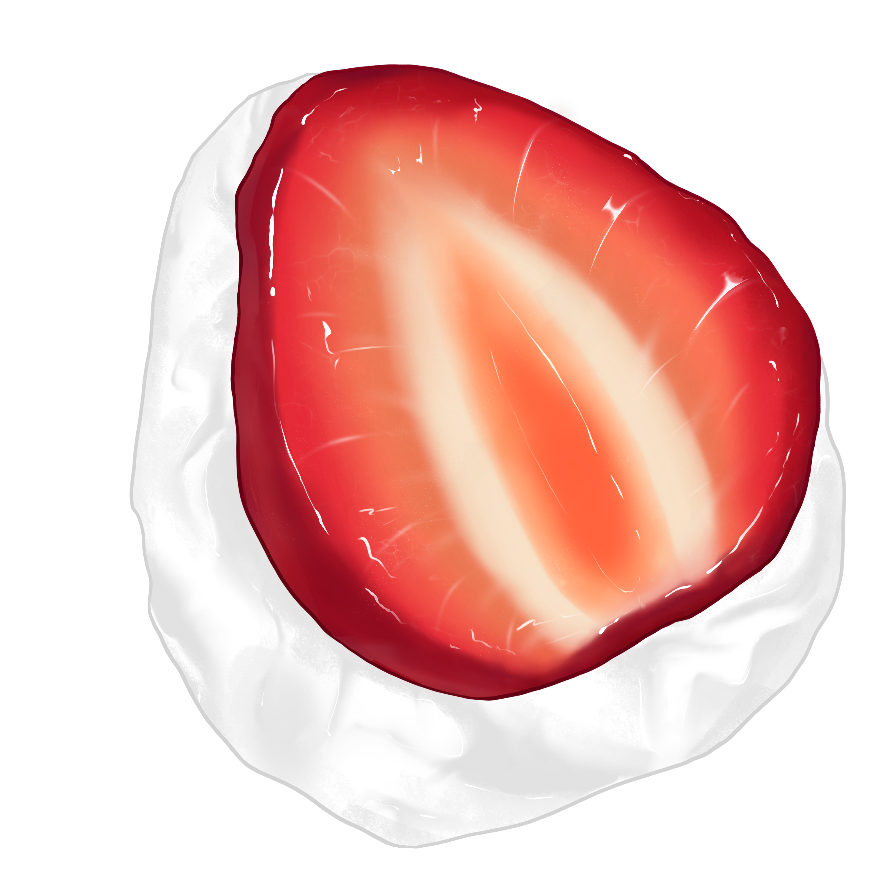 Milk strawberry
