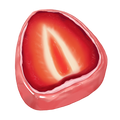 Pink strawberry